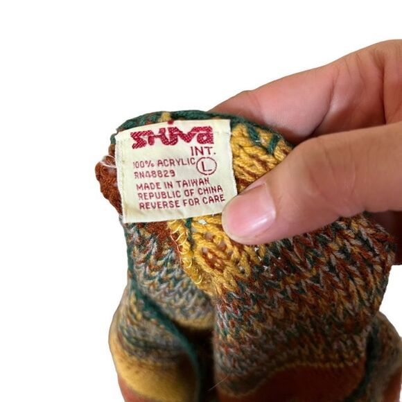 ‎Vintage Skiva knit shirt sleeve Top Size Large - Picture 7 of 8